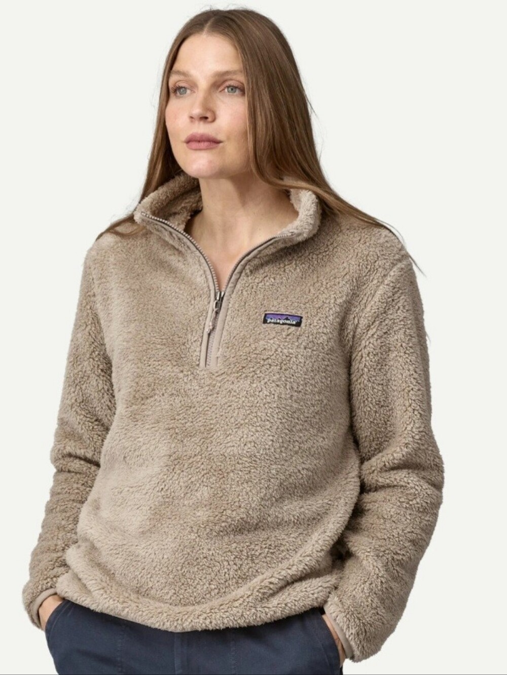 PATAGONIA Los Gatos Quarter Zip Deep Pile Fleece Quarter Zip M Slouchy Outdoor